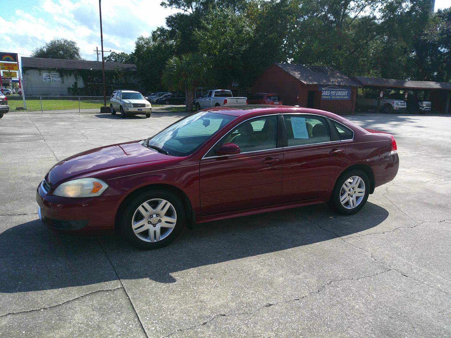 2011 RED CHEVROLET IMPALA LT (2G1WB5EK6B1) , located at 1200 Cassat Avenue, Jacksonville, FL, 32205, (904) 695-1885, 30.302404, -81.731033 - Photo#1